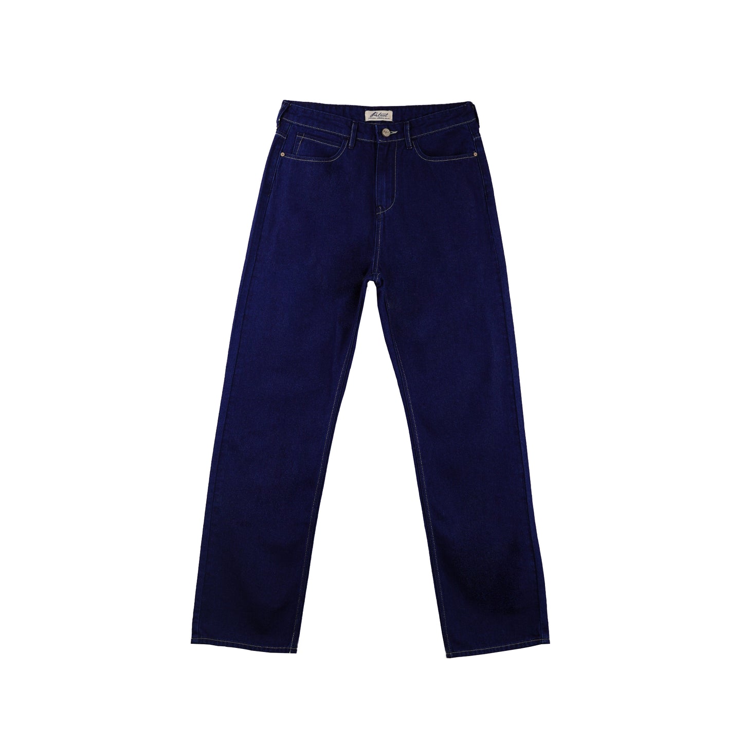 Petrol Ladies Basic Denim Pants Straight Fitting Mid-Rise Camellion Blue Fabric 168135 (Dark Shade)