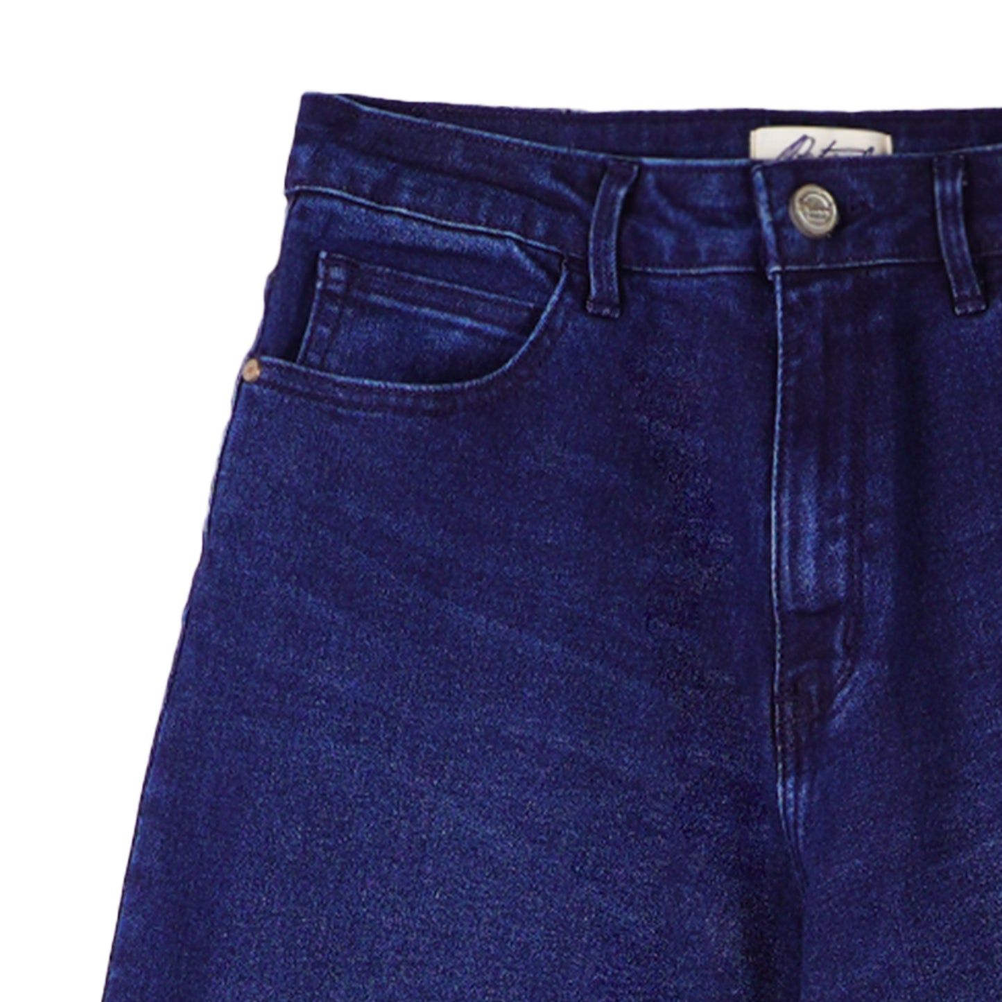 Petrol Ladies Basic Denim Sailor Jeans Mid-Rise Enzyme with Details 167942 (Dark Shade)