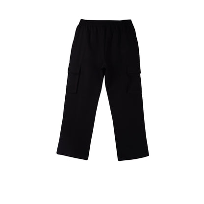 Petrol Ladies Basic Non-Denim Cargo Pants Mid-Rise Rinse Wash Fabric 169300 (Black)