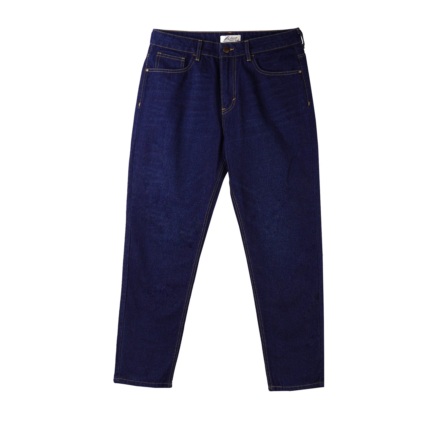 Petrol Ladies Basic Denim Boyfriend Jeans Mid-Rise Rinse Wash Fabric 167664 (Dark Shade)
