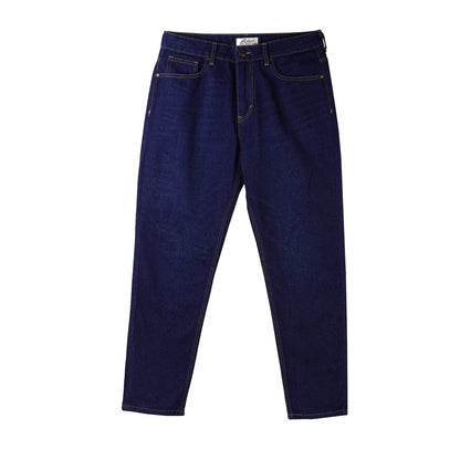 Petrol Ladies Basic Denim Boyfriend Jeans Mid-Rise Rinse Wash Fabric 167664 (Dark Shade)