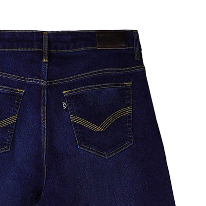 Petrol Ladies Basic Denim Sailor Jeans Mid-Rise Extreme with Details Fabric 168803 (Dark Shade)