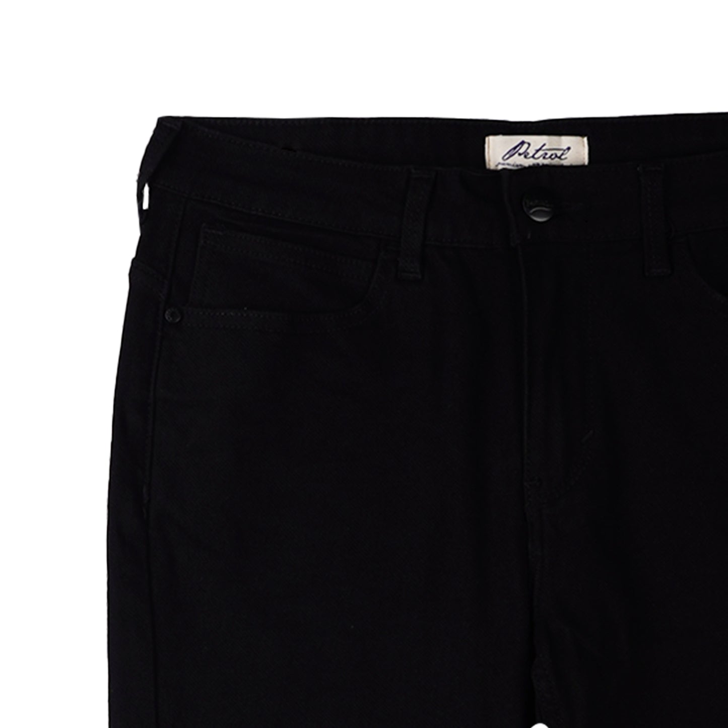 Petrol Ladies Basic Denim Pants Superskinny Fitting Hi-Rise Reverse Rinse Fabric 166943 (Black)