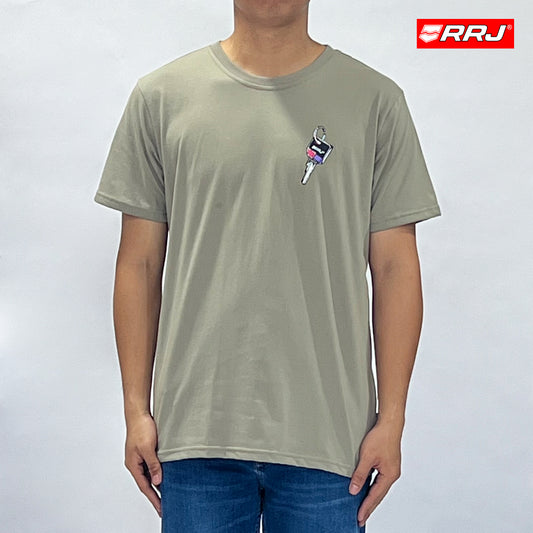 RRJ Men's Basic Tees Boxy Fitting CVC Jersey Fabric 173785-U (Laurel Oak)