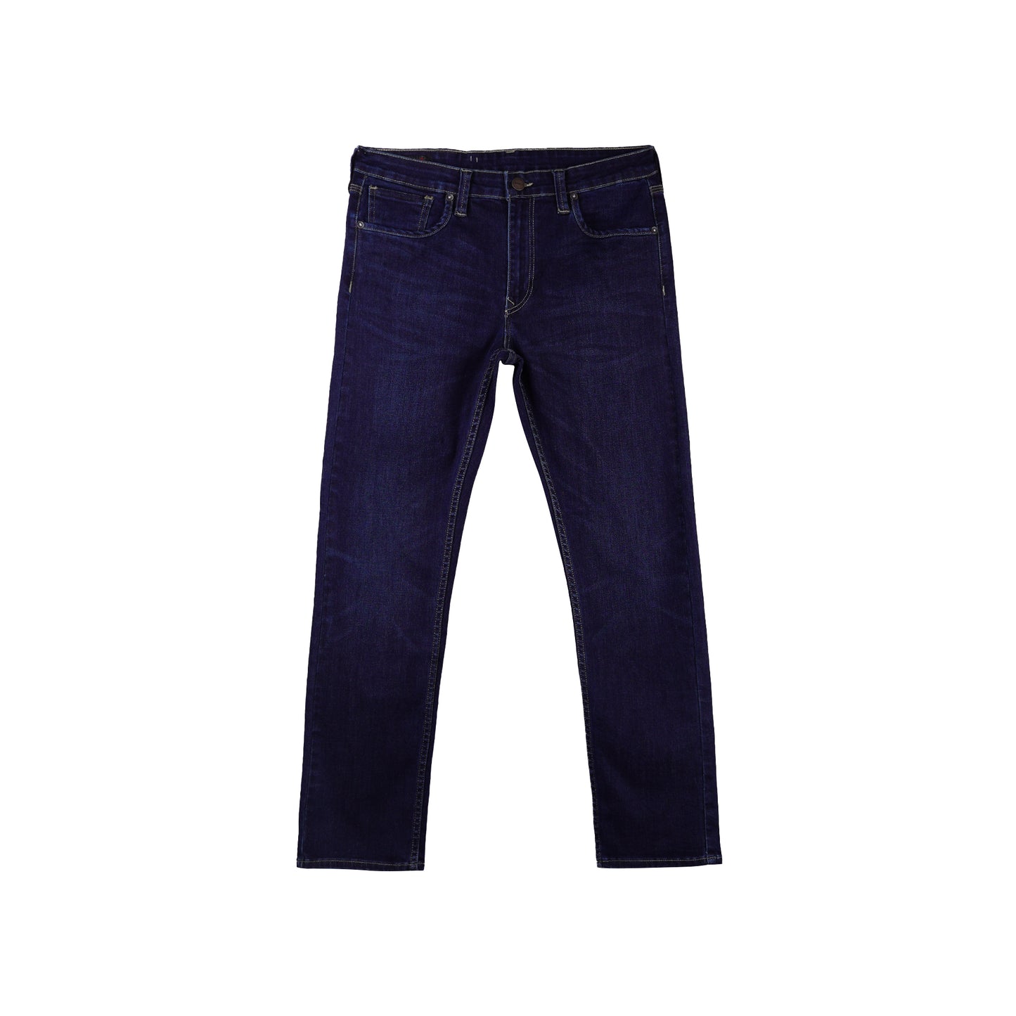 RRJ Men's Basic Denim Pants Superskinny Fitting Mid-Rise Extreme with Details Fabric 172141 (Dark Shade)