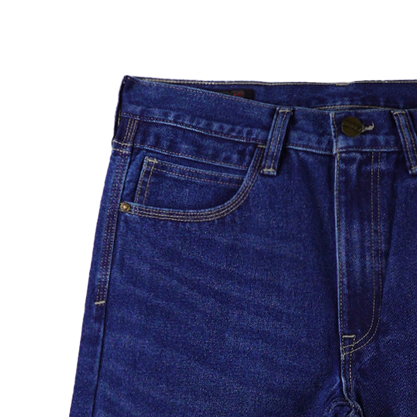 RRJ Men's Basic Denim Pants Slim Straight Fitting Mid-Rise Extreme Wash Fabric 167362-U (Dark Shade)