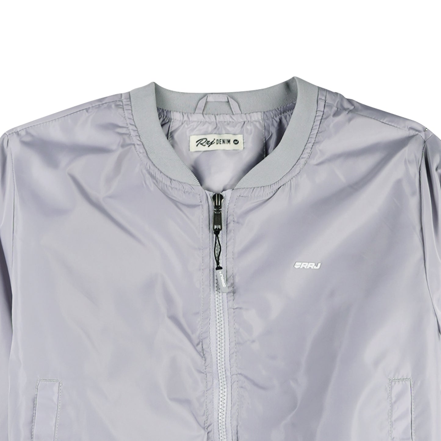 RRJ Ladies Basic Jacket Regular Fitting Nylon Fabric 140496 (Gray)