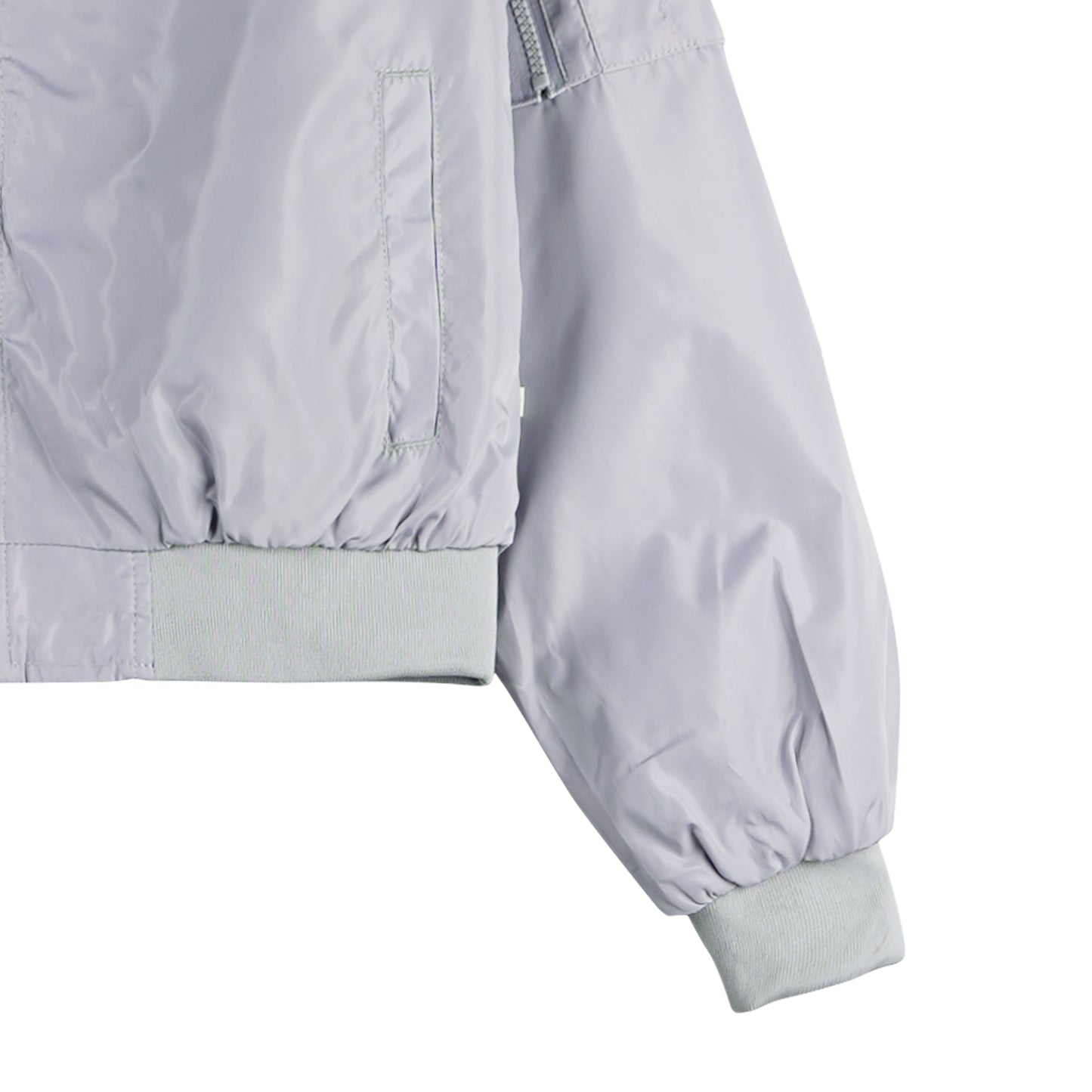 RRJ Ladies Basic Jacket Regular Fitting Nylon Fabric 140496 (Gray)