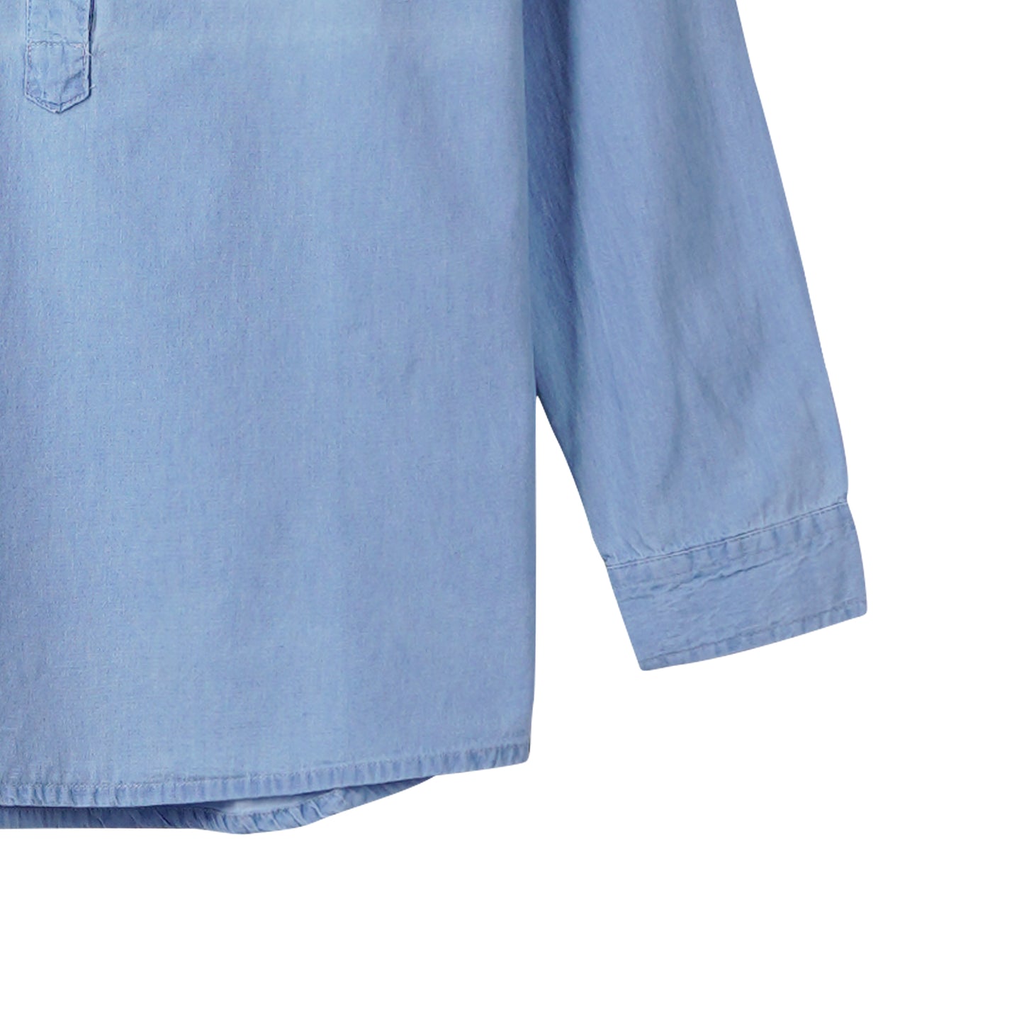 RRJ Ladies Basic Tees Loose Fitting Chambray Tencel Fabric 131818 (Medium Shade)