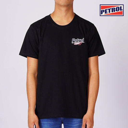 Petrol Men's Basic Tees Semibody Fitting CVC Jersey Fabric 172229-U (Black)