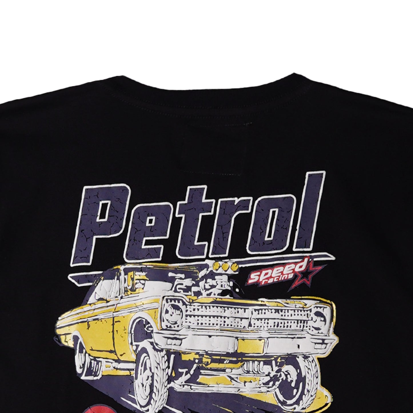 Petrol Men's Basic Tees Semibody Fitting CVC Jersey Fabric 172229-U (Black)
