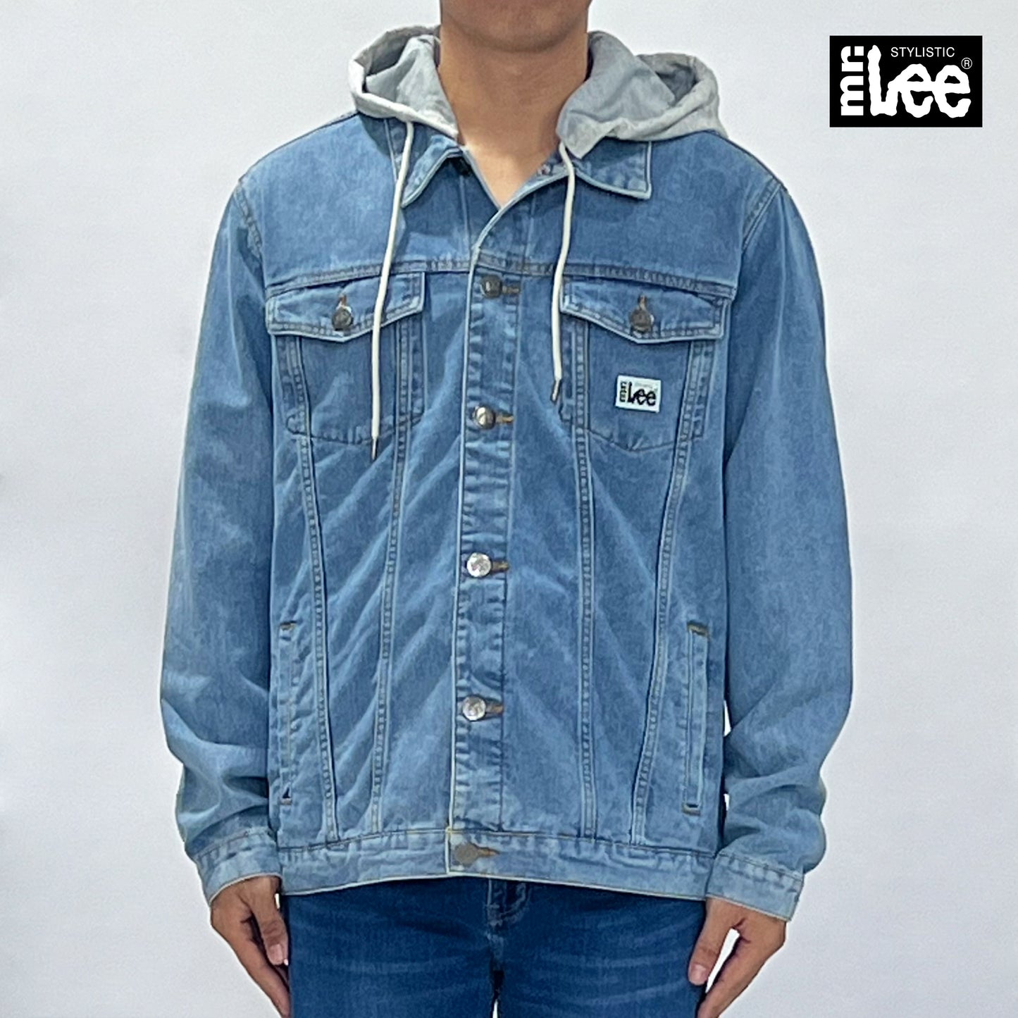 Stylistic Mr. Lee Men's Basic Jacket Regular Fit 166071 (Medium Shade)