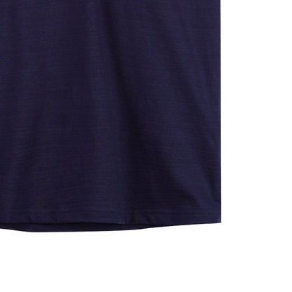 Petrol Men's Basic Collared Shirt Slim Fitting Missed Lycra Fabric 116329 (Navy)