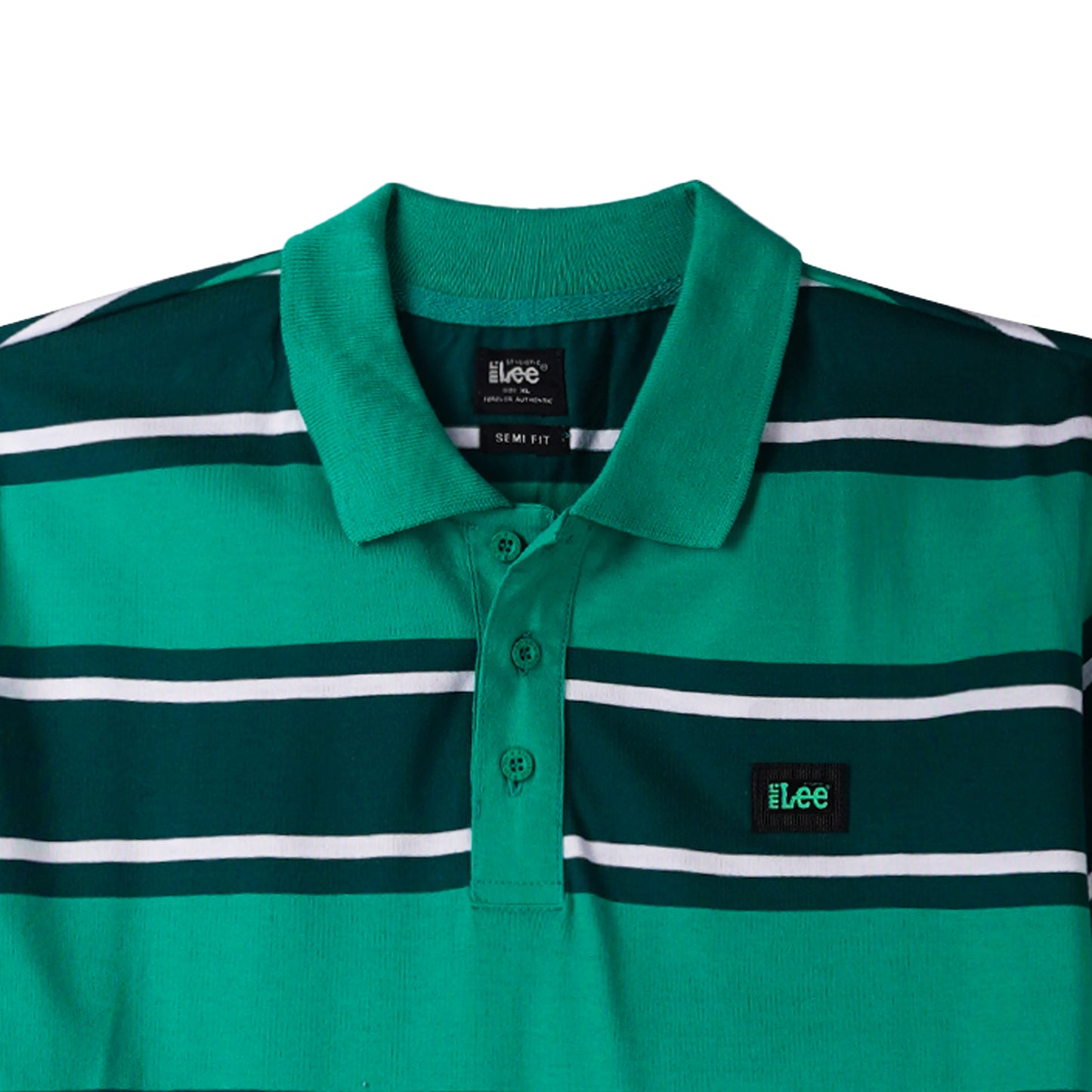 Stylistic Mr. Lee Men's Basic Collared Shirt Semi body Fit 160737 (Green)