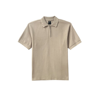 Stylistic Mr. Lee Men's Basic Collared Shirt Relaxed Fit 170252 (Beige)