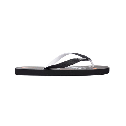 RRJ Men's Basic Accessories Printed Slipper 161462 (Black)