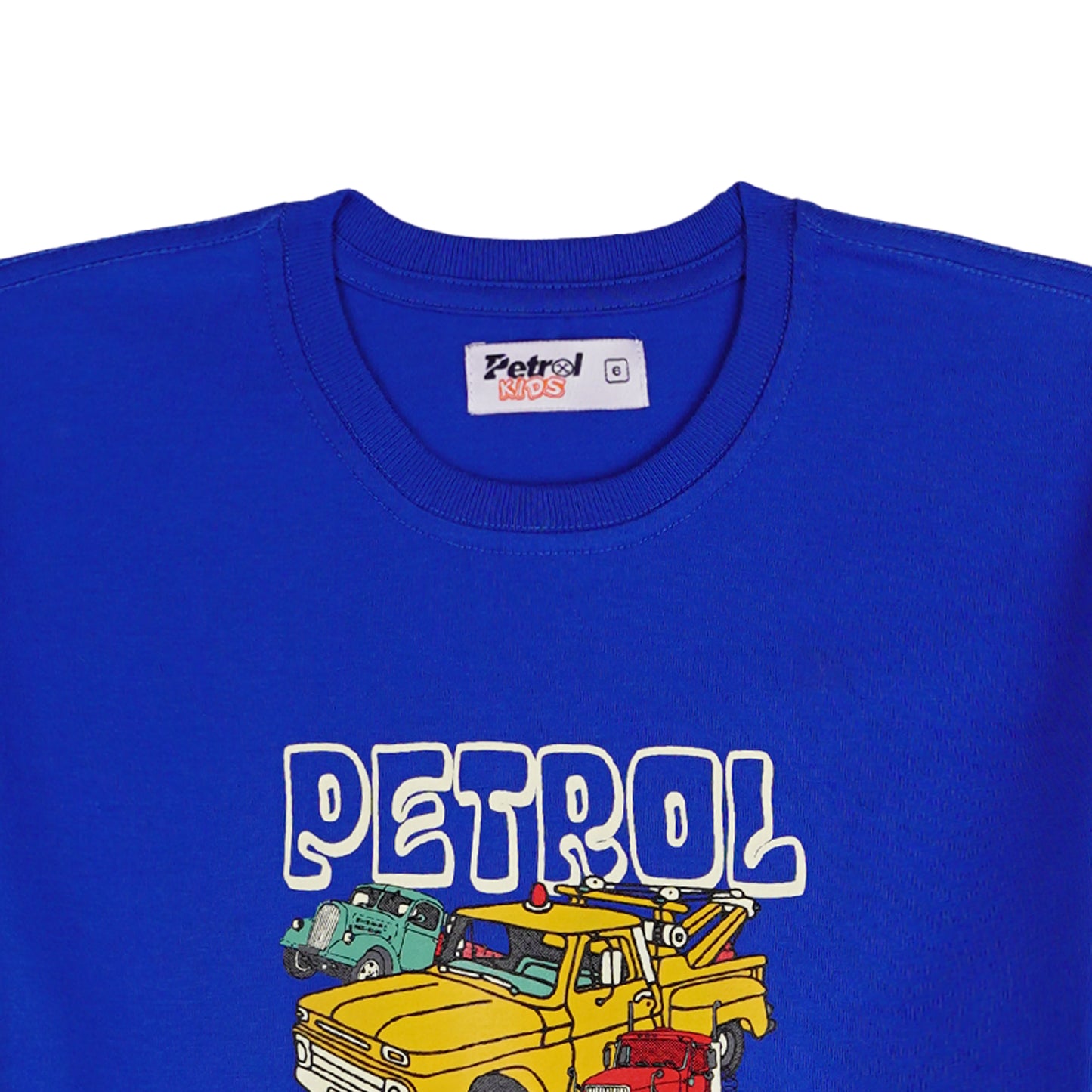 Petrol Children's Basic Tees Regular Fitting CVC Jersey Fabric for Toddler 156896-U (True Blue)