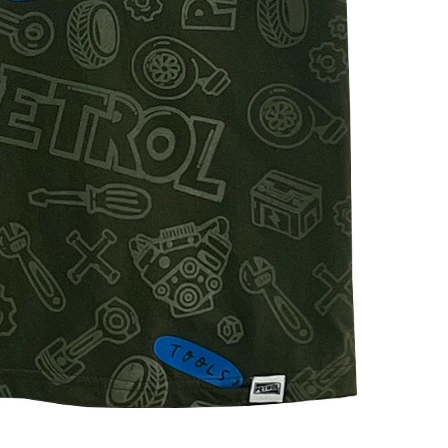 Petrol Children's Basic Tees Regular Fitting CVC Jersey Fabric for Kid's 157746-U (Fatigue)