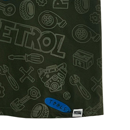 Petrol Children's Basic Tees Regular Fitting CVC Jersey Fabric for Kid's 157746-U (Fatigue)