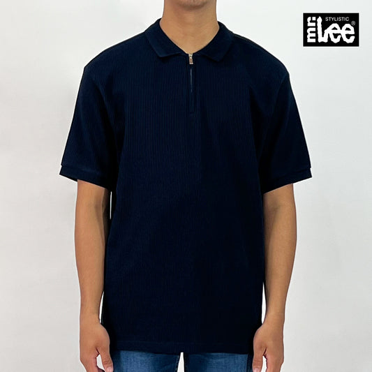 Stylistic Mr. Lee Men's Basic Collared Shirt Relaxed Fit 170252 (Navy)