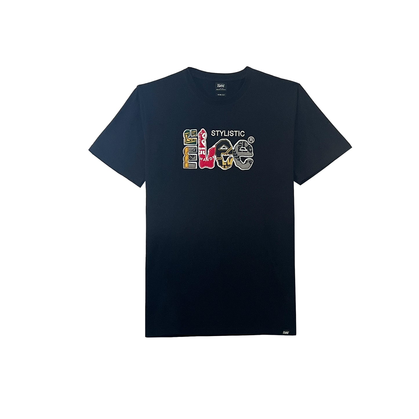 Stylistic Mr. Lee Men's Basic Tees Semi Body Fit 122466 (Black)
