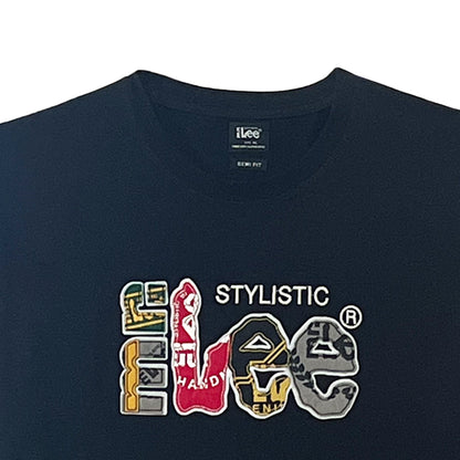 Stylistic Mr. Lee Men's Basic Tees Semi Body Fit 122466 (Black)