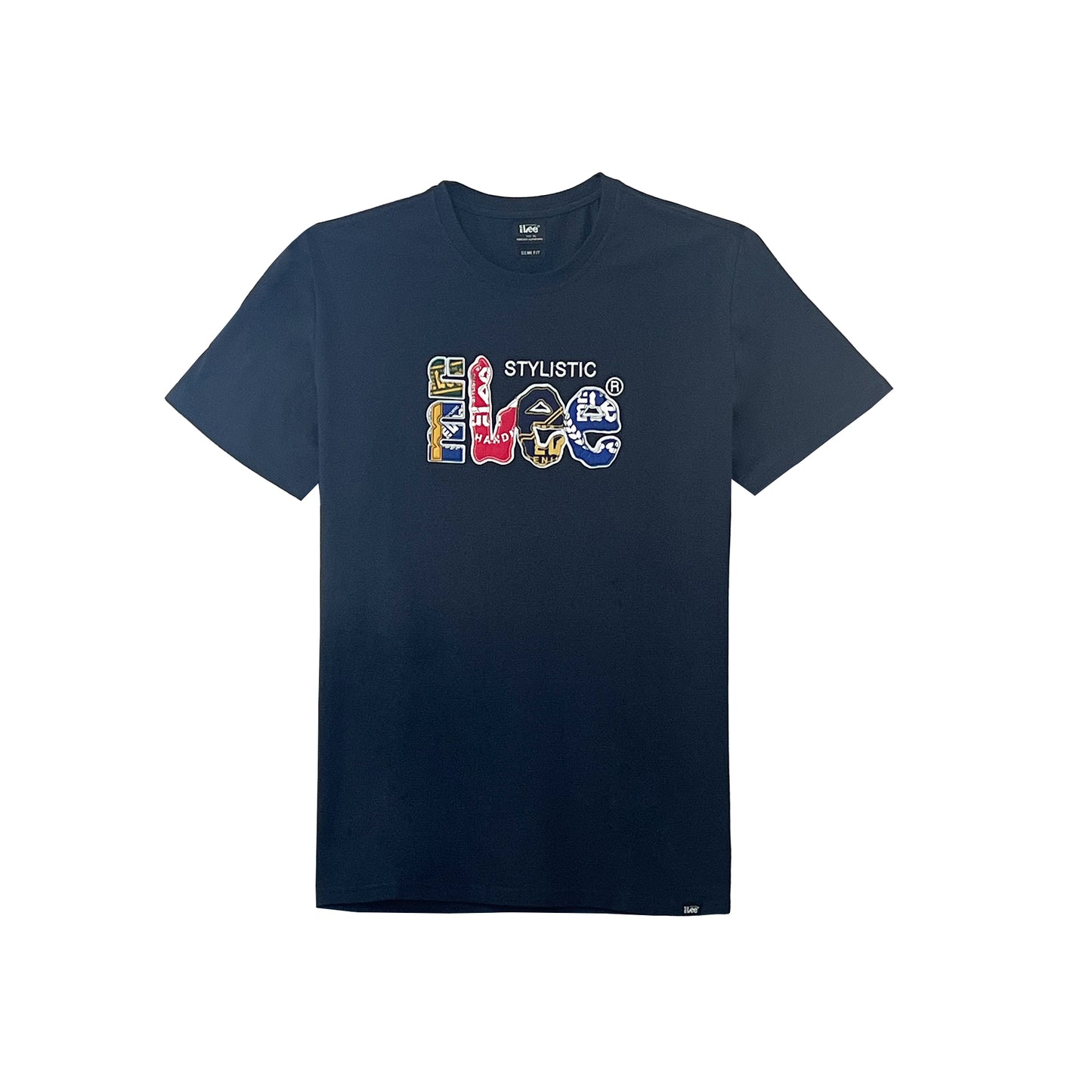 Stylistic Mr. Lee Men's Basic Tees Semi Body Fit 122466 (Navy)