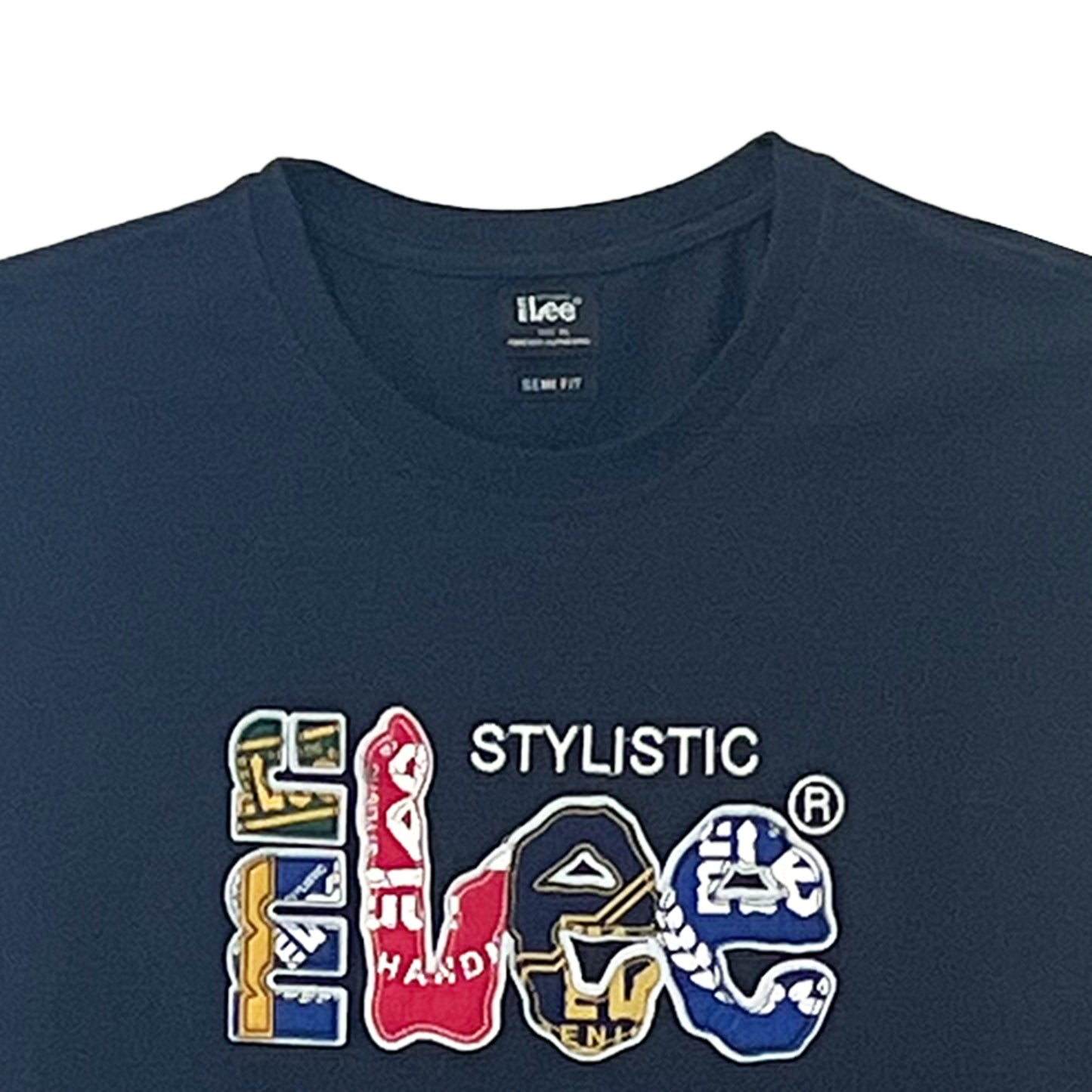 Stylistic Mr. Lee Men's Basic Tees Semi Body Fit 122466 (Navy)