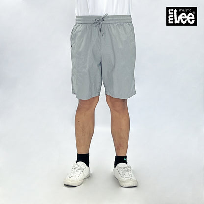 Stylistic Mr. Lee Men's Basic Non-Denim Jogger Short Mid Waist 174286-U (Gray)