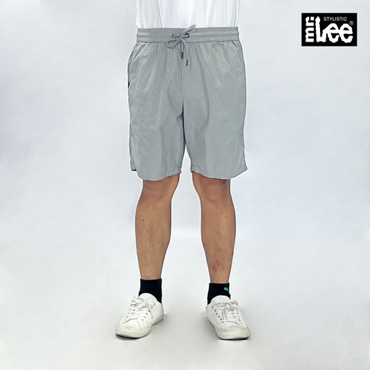 Stylistic Mr. Lee Men's Basic Non-Denim Jogger Short Mid Waist 174286-U (Gray)