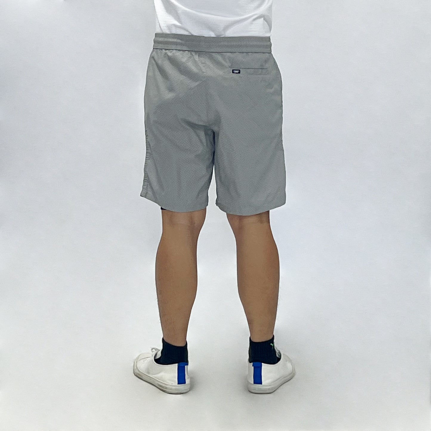 Stylistic Mr. Lee Men's Basic Non-Denim Jogger Short Mid Waist 174286-U (Gray)