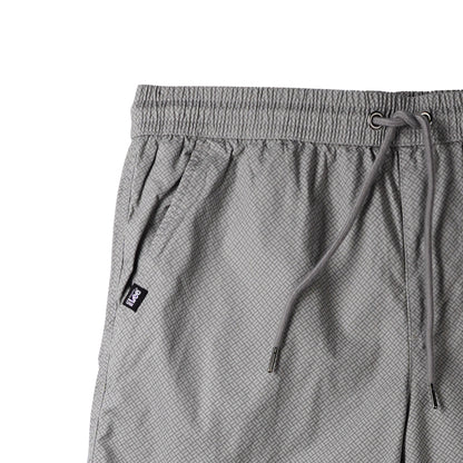Stylistic Mr. Lee Men's Basic Non-Denim Jogger Short Mid Waist 174286-U (Gray)