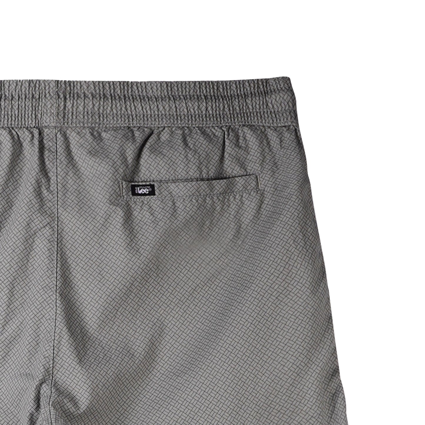 Stylistic Mr. Lee Men's Basic Non-Denim Jogger Short Mid Waist 174286-U (Gray)