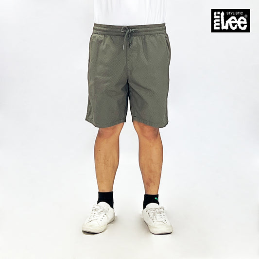 Stylistic Mr. Lee Men's Basic Non-Denim Jogger Short Mid Waist 174286-U (Taupe)