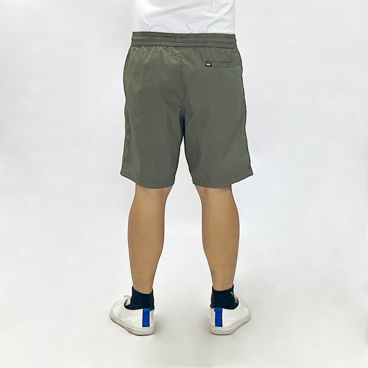 Stylistic Mr. Lee Men's Basic Non-Denim Jogger Short Mid Waist 174286-U (Taupe)