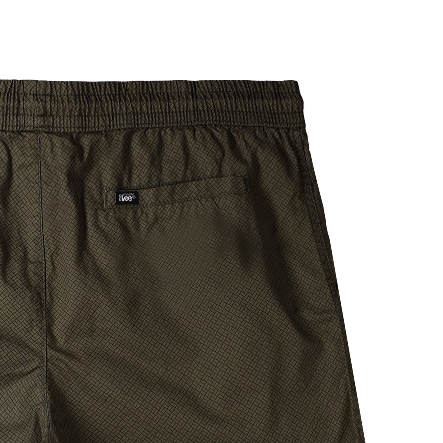 Stylistic Mr. Lee Men's Basic Non-Denim Jogger Short Mid Waist 174286-U (Taupe)