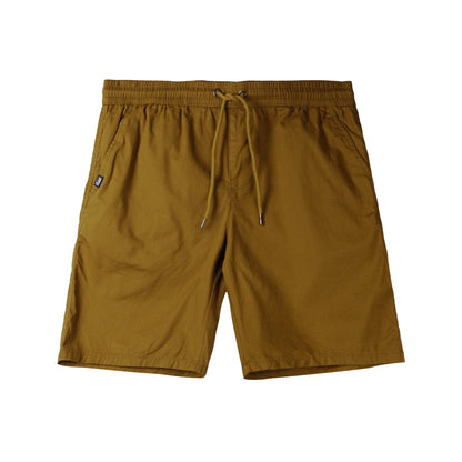 Stylistic Mr. Lee Men's Basic Non-Denim Jogger Short Mid Waist 174451-U (Brown)