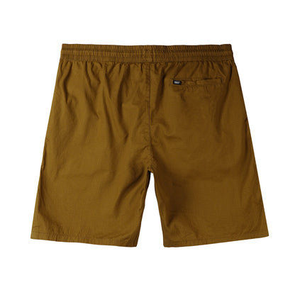 Stylistic Mr. Lee Men's Basic Non-Denim Jogger Short Mid Waist 174451-U (Brown)