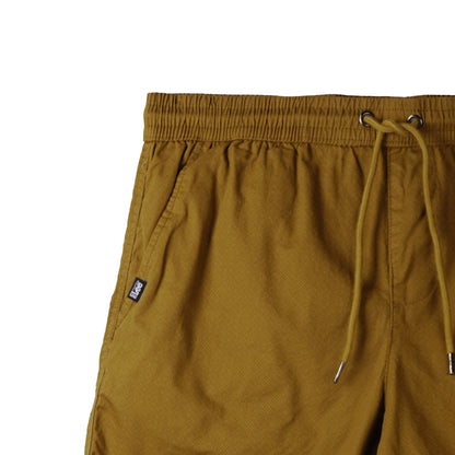 Stylistic Mr. Lee Men's Basic Non-Denim Jogger Short Mid Waist 174451-U (Brown)