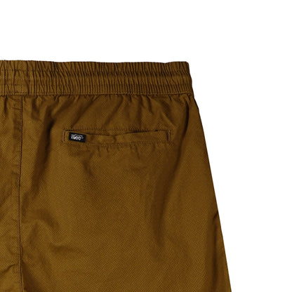 Stylistic Mr. Lee Men's Basic Non-Denim Jogger Short Mid Waist 174451-U (Brown)