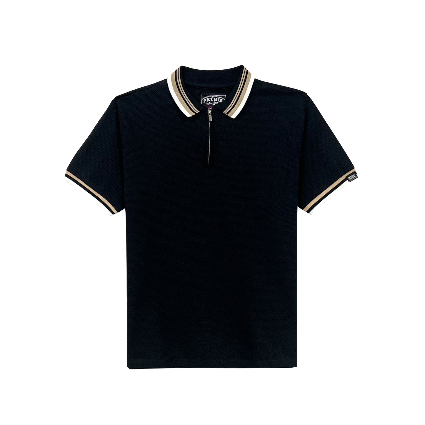 Petrol Men's Basic Collared Shirt Comfort Fitting 167687 (Black)