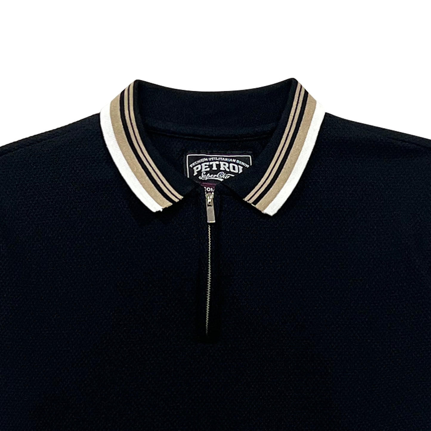 Petrol Men's Basic Collared Shirt Comfort Fitting 167687 (Black)
