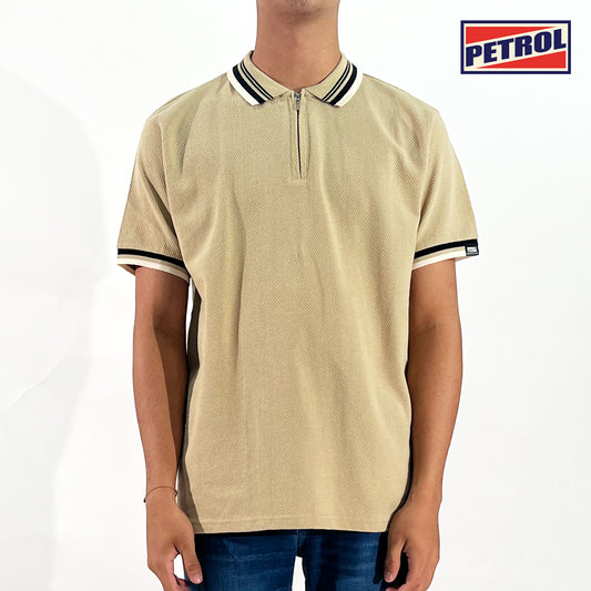 Petrol Men's Basic Collared Shirt Comfort Fitting 167687 (Khaki)
