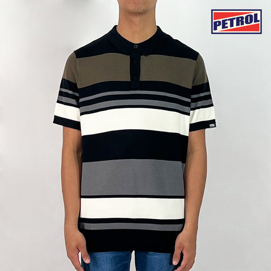 Petrol Men's Basic Collared Shirt Regular Fitting 168292 (Black)