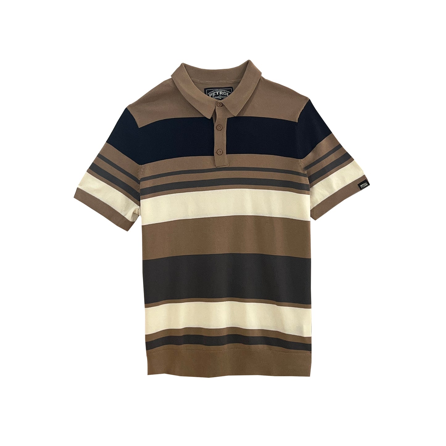 Petrol Men's Basic Collared Shirt Regular Fitting 168292 (Khaki)