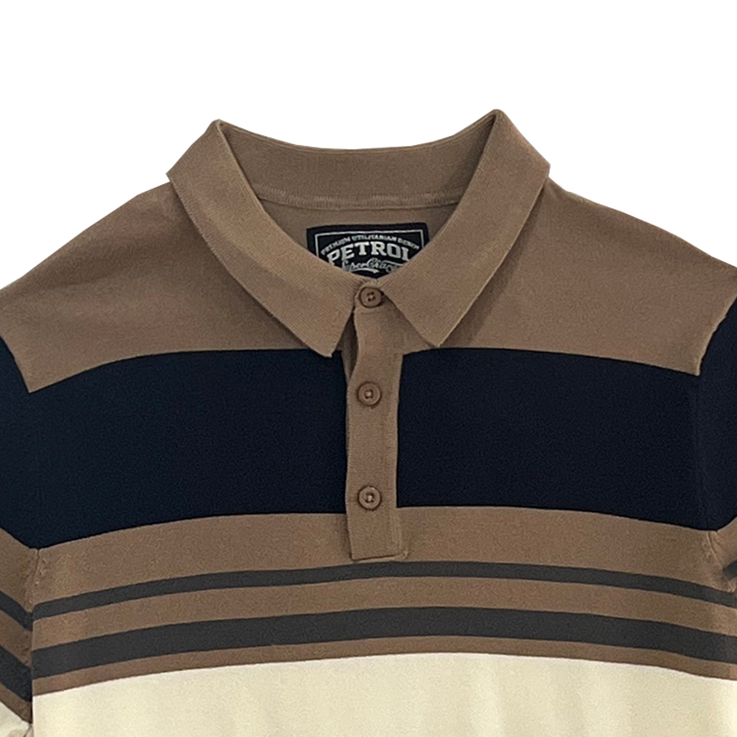 Petrol Men's Basic Collared Shirt Regular Fitting 168292 (Khaki)