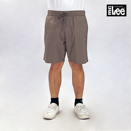 Stylistic Mr. Lee Men's Basic Non-Denim Jogger Short Mid Waist 174451-U (Taupe)