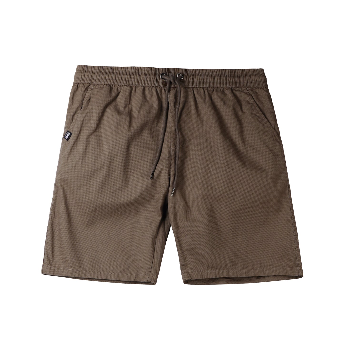 Stylistic Mr. Lee Men's Basic Non-Denim Jogger Short Mid Waist 174451-U (Taupe)