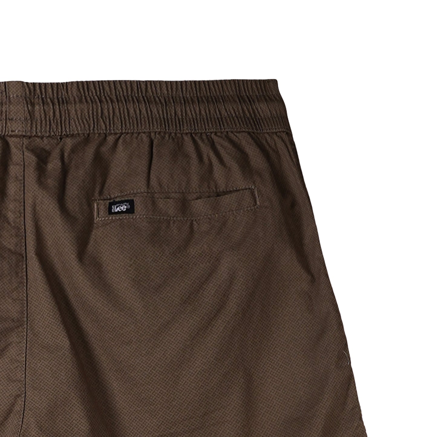 Stylistic Mr. Lee Men's Basic Non-Denim Jogger Short Mid Waist 174451-U (Taupe)