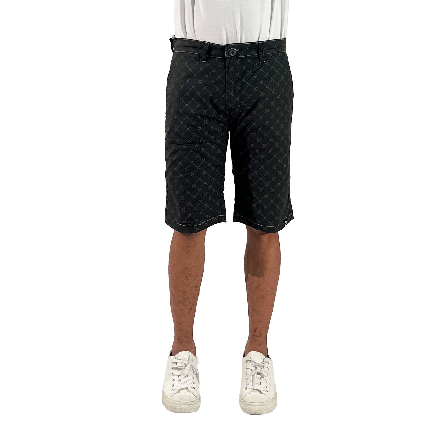 Petrol Men's Basic Non-Denim Reversible Short 165865 (Black-Gray)
